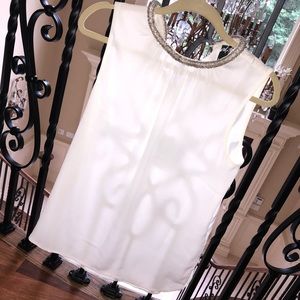 Lord & Taylor White Blouse